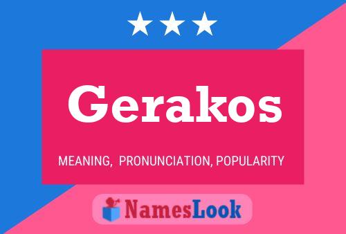 Poster del nome Gerakos