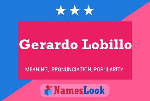 Poster del nome Gerardo Lobillo