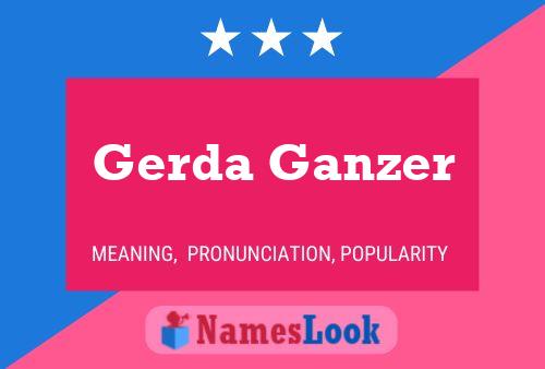 Poster del nome Gerda Ganzer