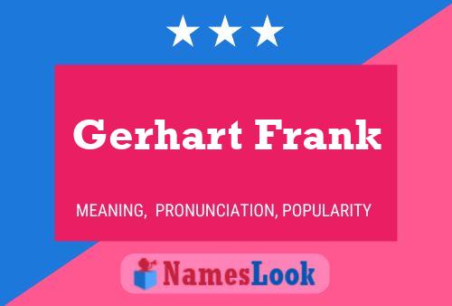 Poster del nome Gerhart Frank