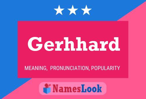 Poster del nome Gerhhard