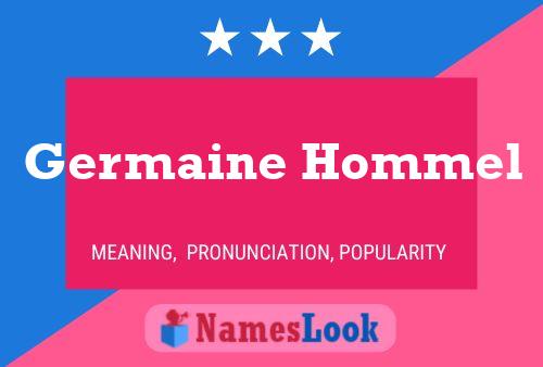 Poster del nome Germaine Hommel