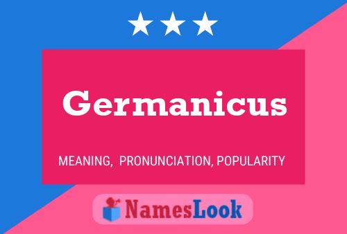 Poster del nome Germanicus