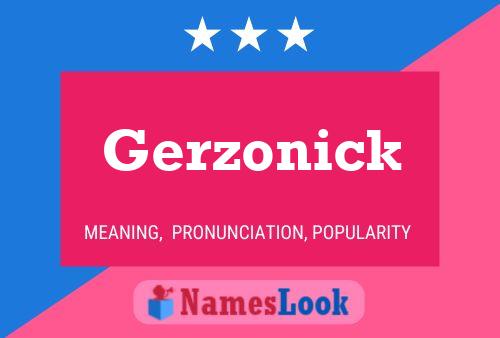 Poster del nome Gerzonick