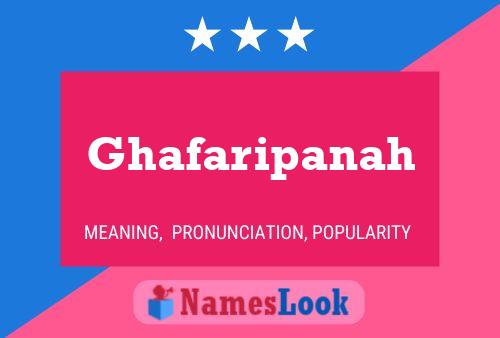 Poster del nome Ghafaripanah