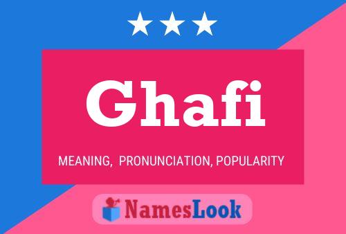 Poster del nome Ghafi