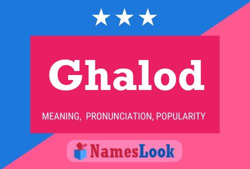 Poster del nome Ghalod