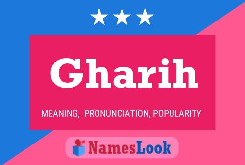 Poster del nome Gharih