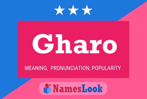 Poster del nome Gharo