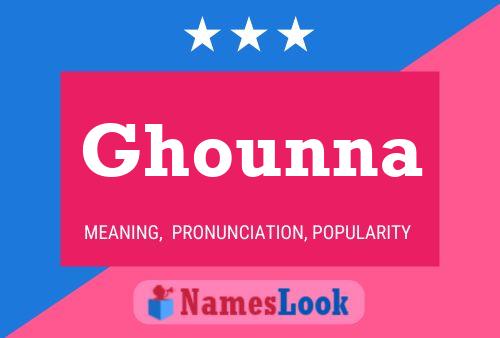 Poster del nome Ghounna