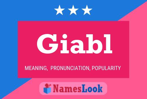 Poster del nome Giabl