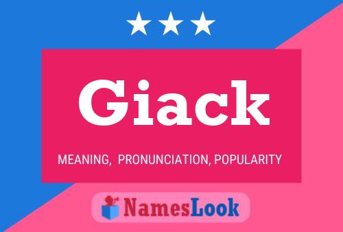 Poster del nome Giack