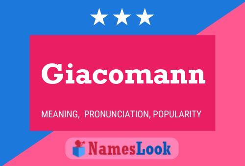 Poster del nome Giacomann