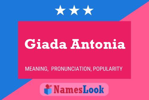 Poster del nome Giada Antonia