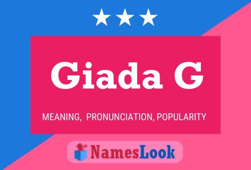 Poster del nome Giada G