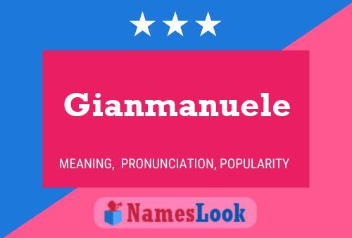 Poster del nome Gianmanuele