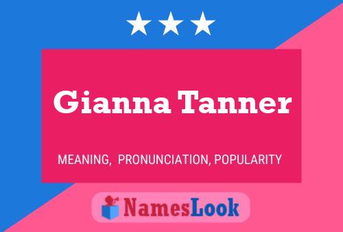 Poster del nome Gianna Tanner