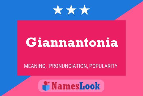 Poster del nome Giannantonia