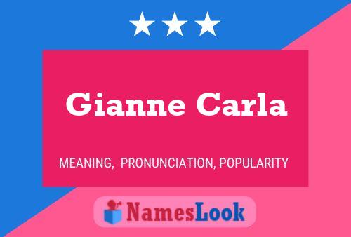 Poster del nome Gianne Carla