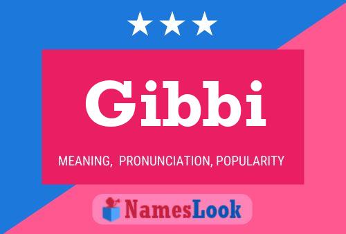 Poster del nome Gibbi