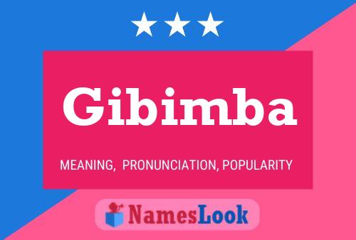 Poster del nome Gibimba