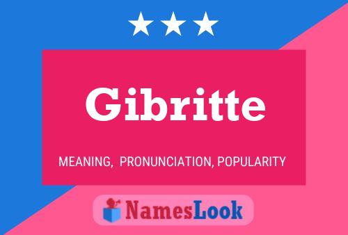 Poster del nome Gibritte