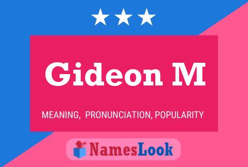 Poster del nome Gideon M