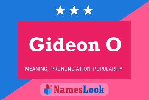 Poster del nome Gideon O