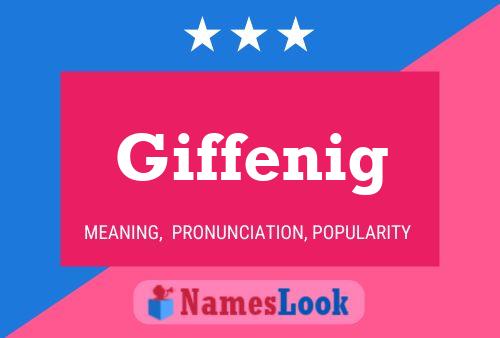 Poster del nome Giffenig