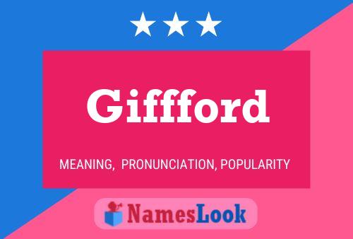 Poster del nome Giffford