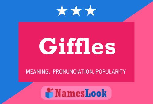 Poster del nome Giffles