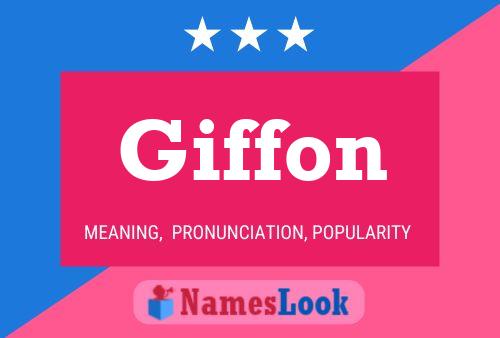 Poster del nome Giffon