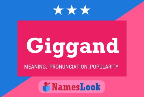 Poster del nome Giggand