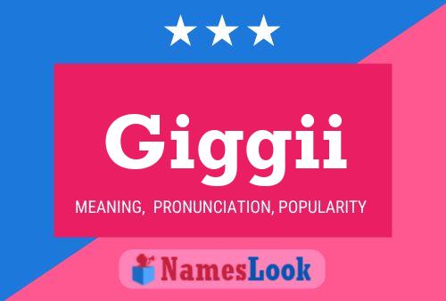 Poster del nome Giggii