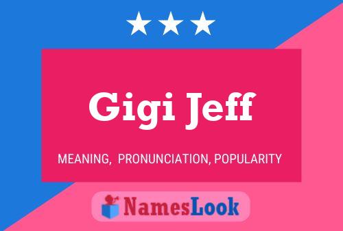 Poster del nome Gigi Jeff