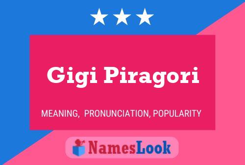 Poster del nome Gigi Piragori