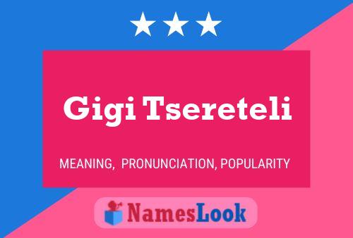 Poster del nome Gigi Tsereteli