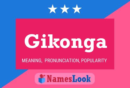 Poster del nome Gikonga