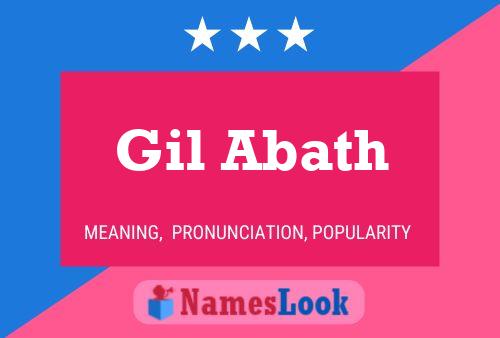 Poster del nome Gil Abath