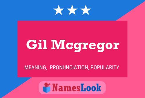 Poster del nome Gil Mcgregor