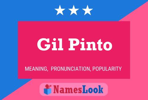 Poster del nome Gil Pinto