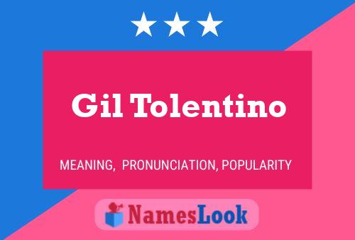 Poster del nome Gil Tolentino