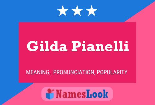 Poster del nome Gilda Pianelli