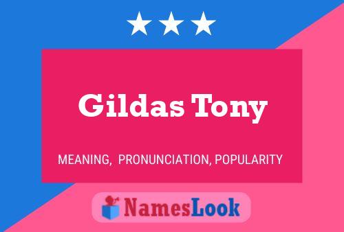 Poster del nome Gildas Tony