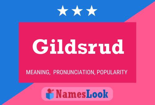 Poster del nome Gildsrud