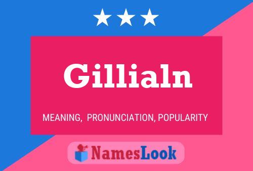 Poster del nome Gillialn