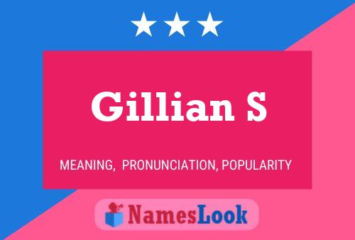 Poster del nome Gillian S