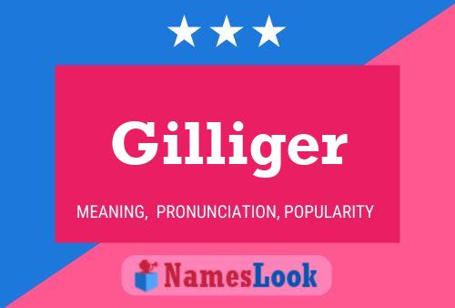 Poster del nome Gilliger