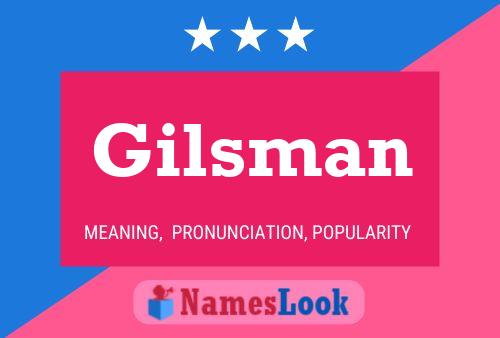 Poster del nome Gilsman