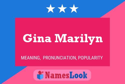 Poster del nome Gina Marilyn